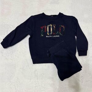 Ralph Lauren Kids Navy 2-piece Set